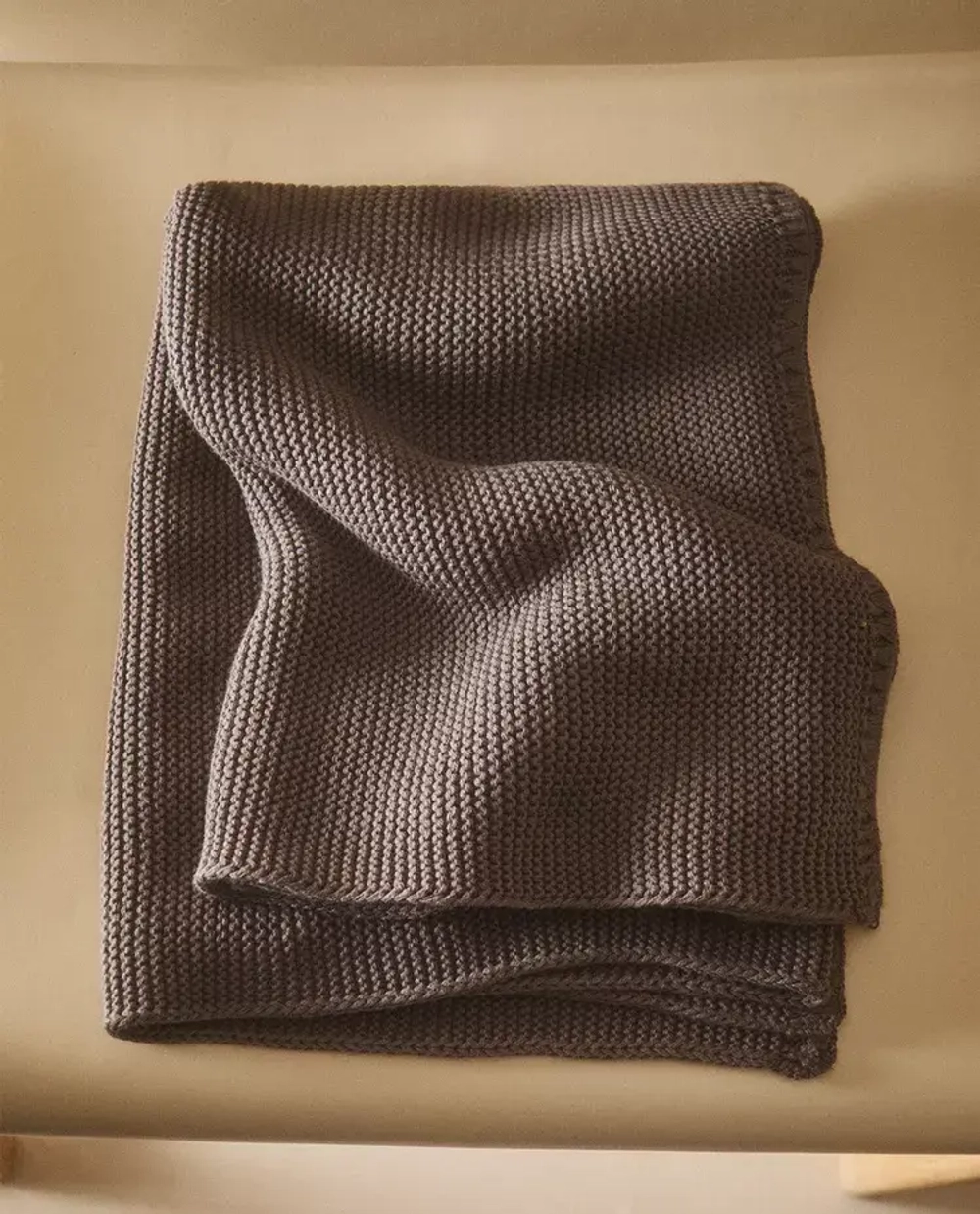 ZARA HOME ДЕТСКИЙ ПЛЕД, СЕРЫЙ