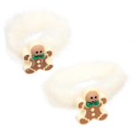 Резинки для волос детские 2шт «КАРОЛИНА - Пряник», цвет как на фото, 4.5*5см