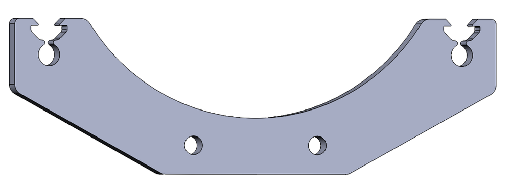 Пластина крепления роликов ремня оси X Master v2