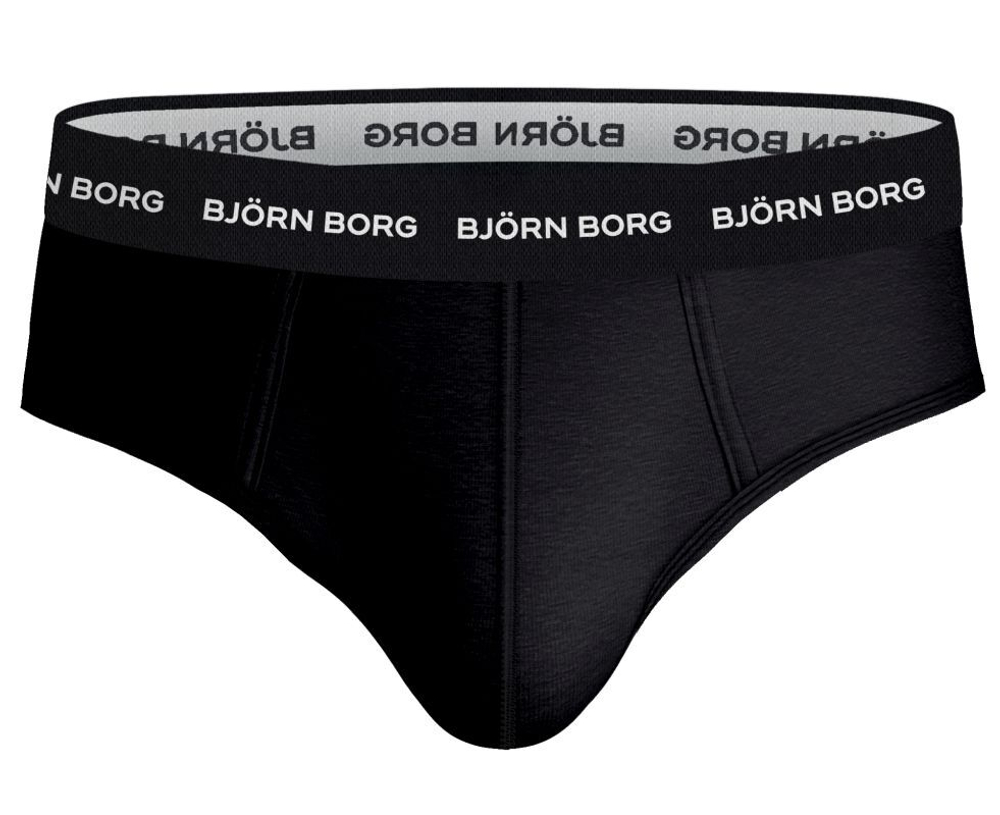 Мужские спортивные боксеры Björn Borg Essential Brief 3P - black
