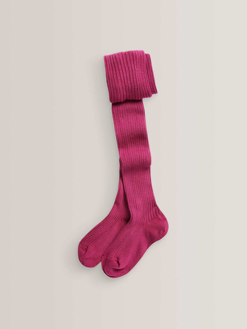 Колготки хлопковые для девочки Next 698-992, Ярко-розовый