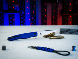 🏆Складной нож Hussar PGK (Cryo) StoneWash Blue