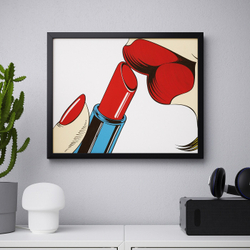 IKEA BILD  (ИКЕА БИЛД)  -  Плакат, губная помада, 50x40 см