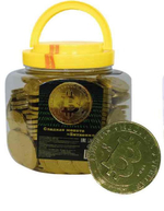 Сладкие монеты "Биткоин" 6*150*7г