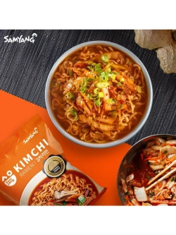 Лапша Kimchi Ramen со вкусом Кимчи 80 г * 3 шт