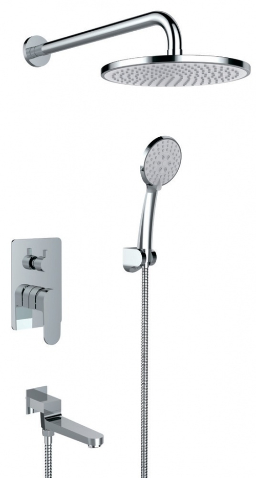 283563 Встроенный смес для душа с 3-функ. (ХРОМ) ViEiR  (5/1шт)