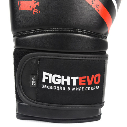 Боксерские перчатки FightEvo - Black/Red