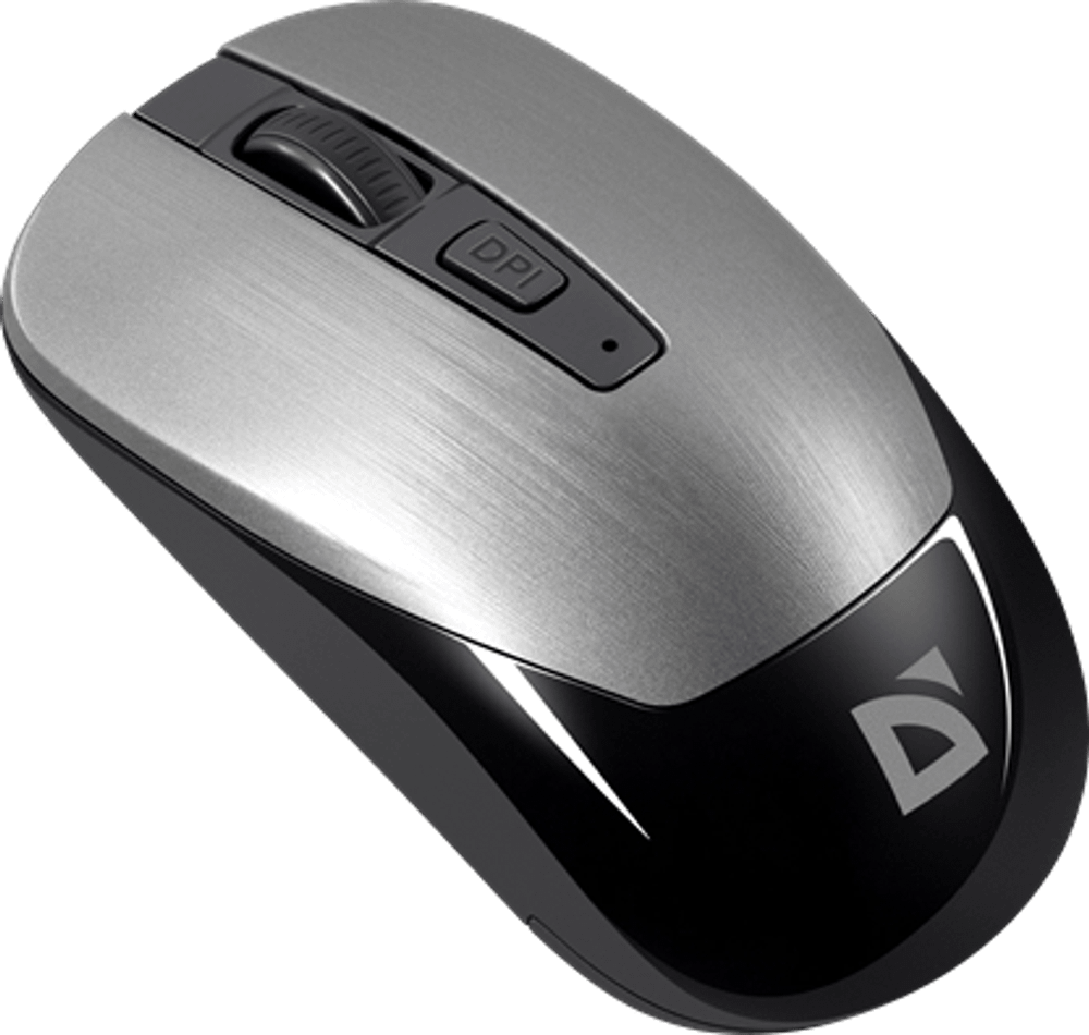 Мышь беспроводная Defender Wave MM-995 серый