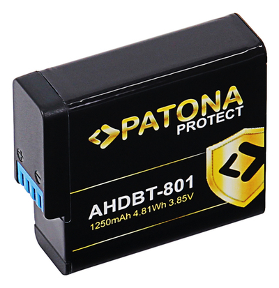 Аккумулятор Patona Protect аналог GoPro AHDBT-801/701/501