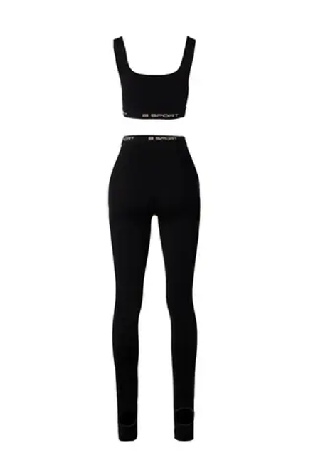 "B-SPORT" Базовый топ с фактурной резинкой