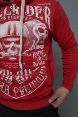 Худи красное Yakuza Premium 3822