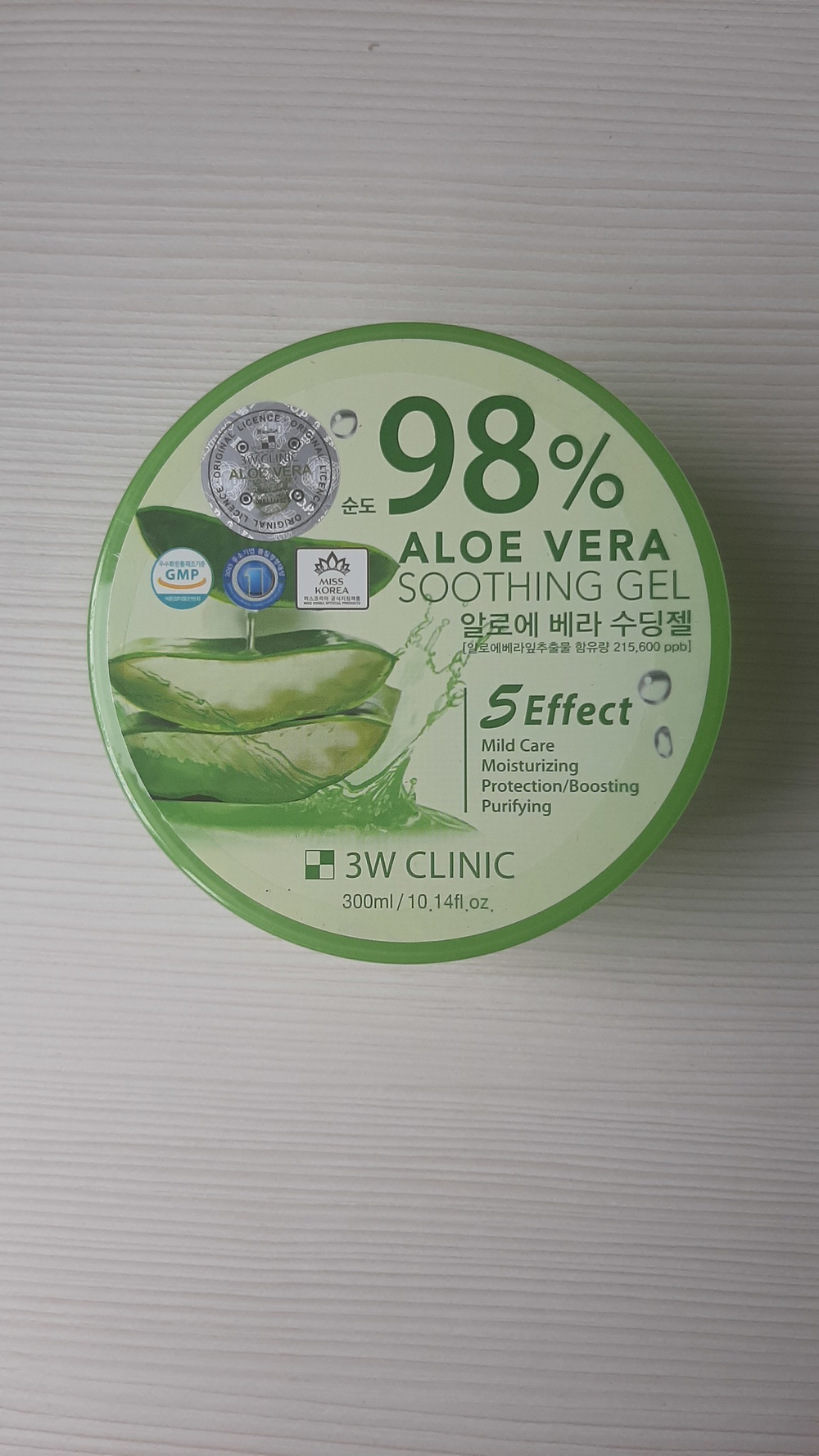 Гель универсальный АЛОЭ Aloe Vera Soothing Gel 98%, 300 мл.