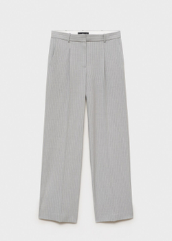 Костюмные брюки в узкую полоску