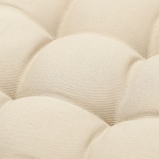 Подушка на стул из хлопка бежевого цвета из коллекции essential, 40х40 см