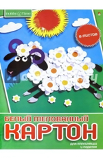 Картон белый А4 8л. в папке "ХОББИ ТАЙМ" 2 вида (Альт)