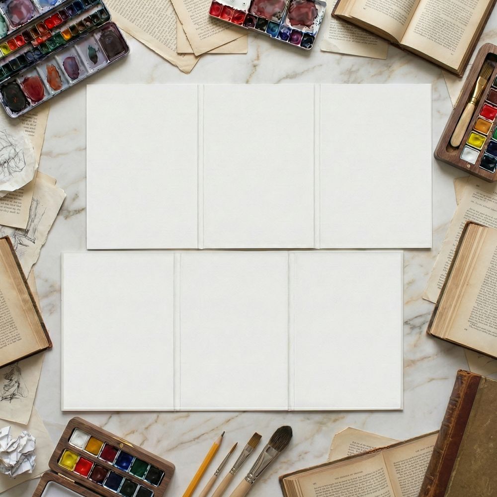 PSD-Мокап трюмо "Страницы" PSD-Мокап трюмо "Страницы"