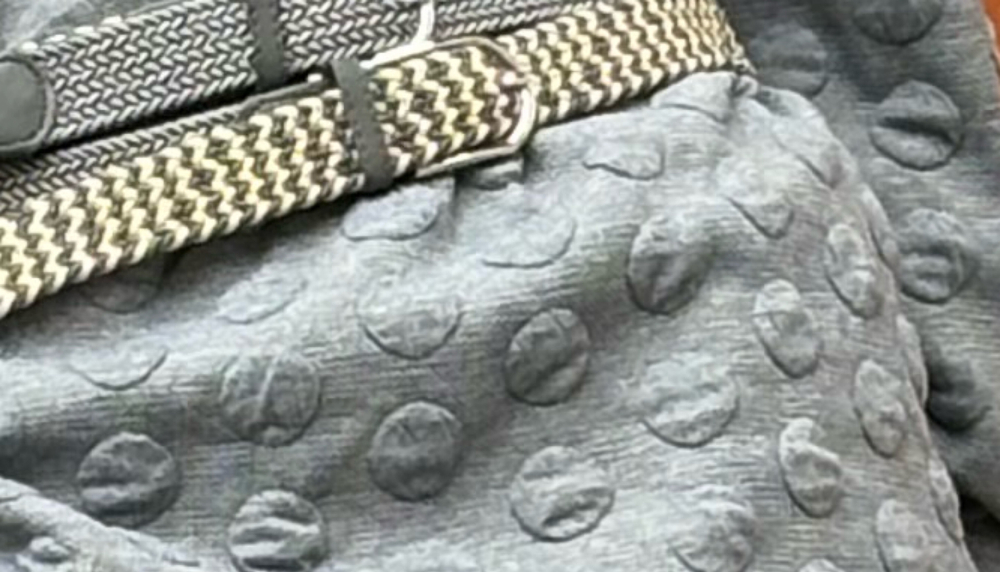 Ремень / серо -бежевый