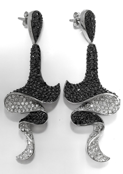 Ювелирные серьги серебро Эстерелла