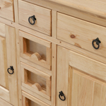 Тумба кухонная Прованс 2 двери 6 ящиков из массива сосны (нижняя часть буфета)