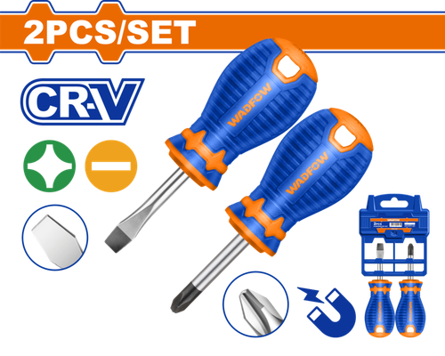 Набор отверток 2 шт (20/80) WADFOW WSS1202