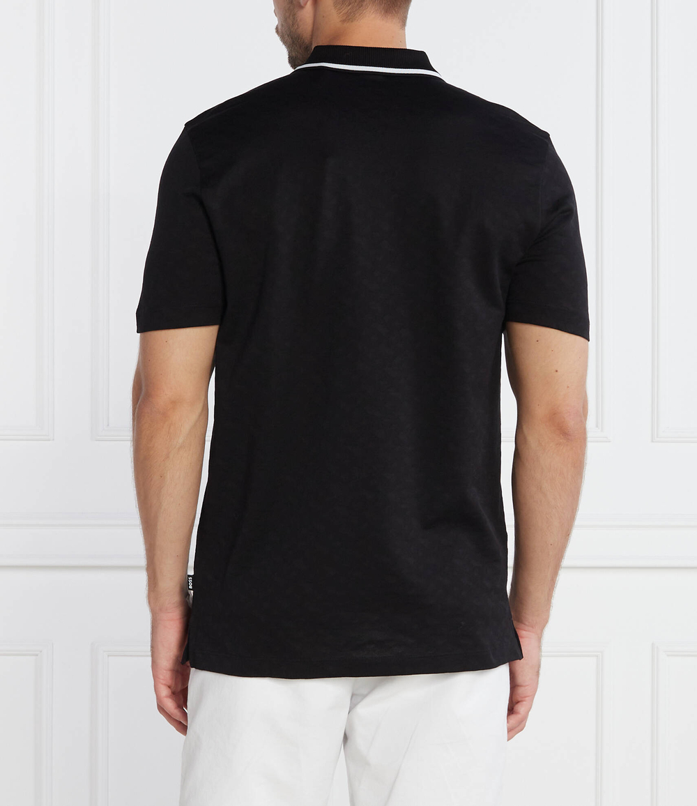 Поло Piket 40 BOSS BLACK - черный(50494057)