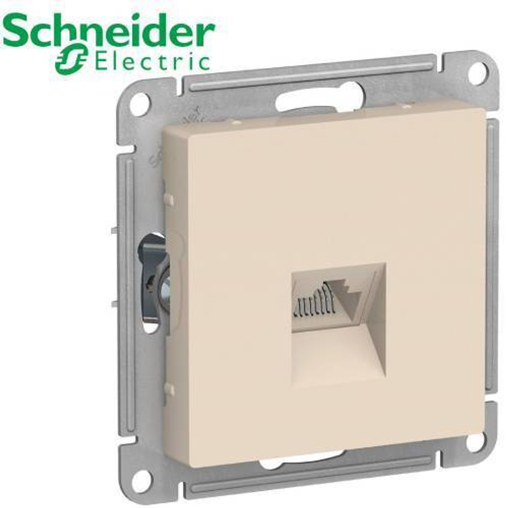 Розетка компьютерная (бежевый) AtlasDesign Schneider ATN000283