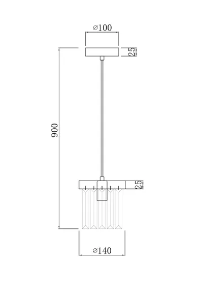 Подвесной светильник FR5330PL-01BZ Вдохновение / Evoke E14x1 Freya fr5330pl-01bz