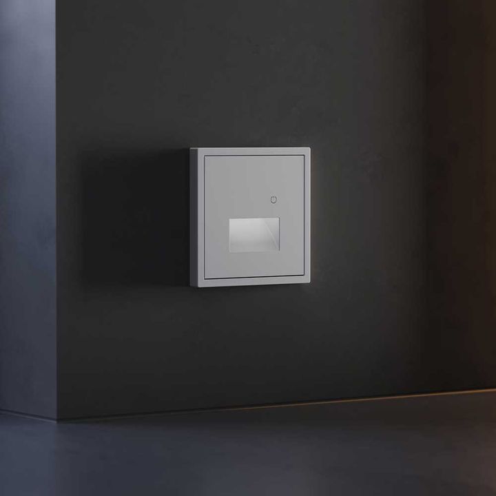 Накладка для подсветки светодиодной с датчиком, S70 (серый) Voltum VLS002416