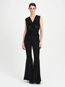 Топ полупрозрачный из сетки OLA OLA