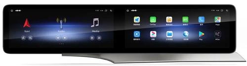 Магнитола для Mercedes-Benz C-класс W205, GLC X253 2014-2018 - Kuberg (2 экрана 12.3") на Android 10, CarPlay, 4G SIM-слот