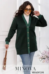 Кардиган 2398-зеленый Minova