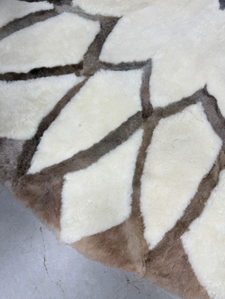 Ковер шкура натуральная овчина меховой