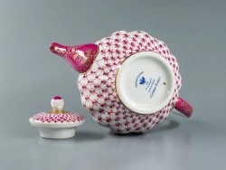 Чайник заварочный форма Тюльпан рисунок Сетка-Блюз 2 арт. 80.86209.00.1