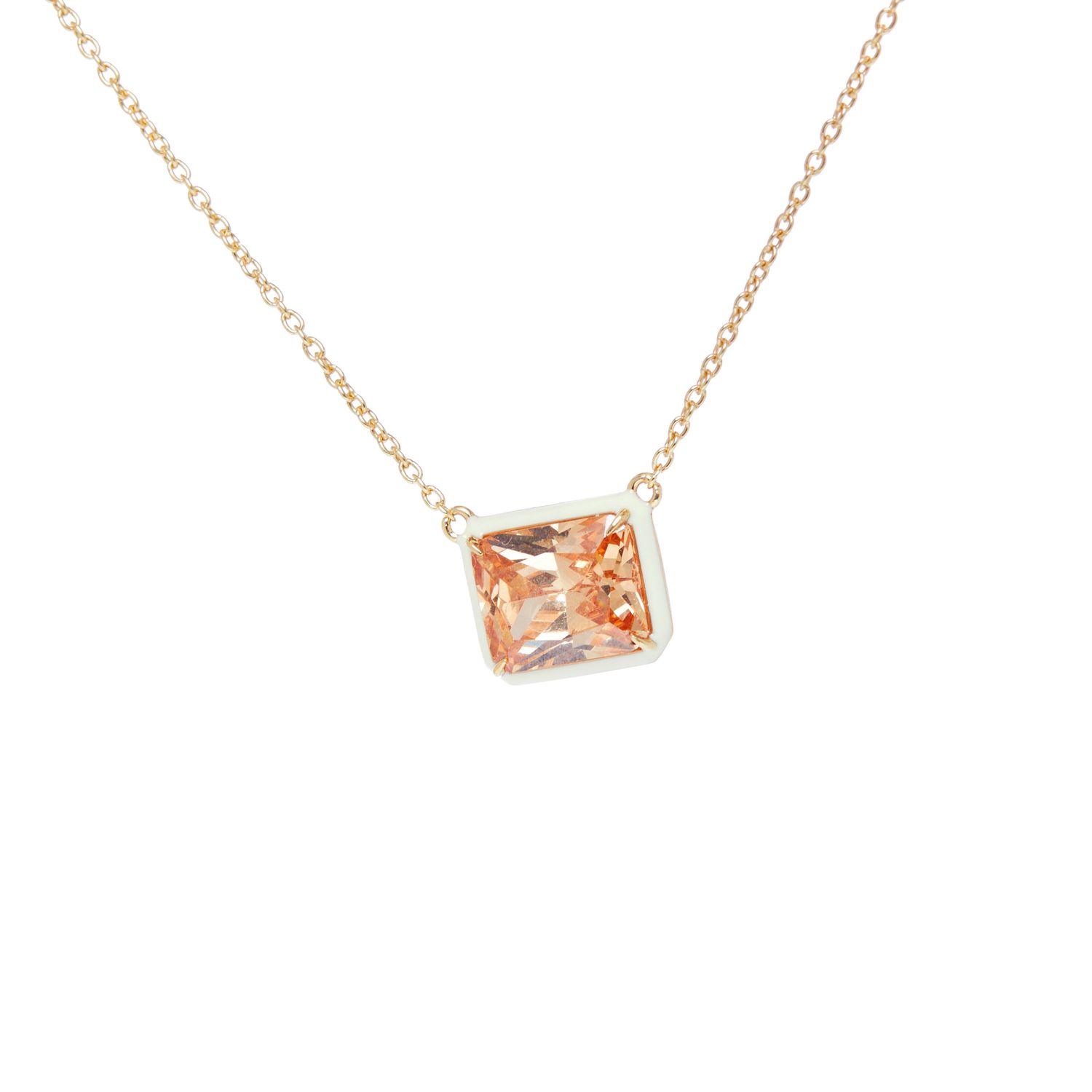 Колье Square Macaroon Necklace – Champagne