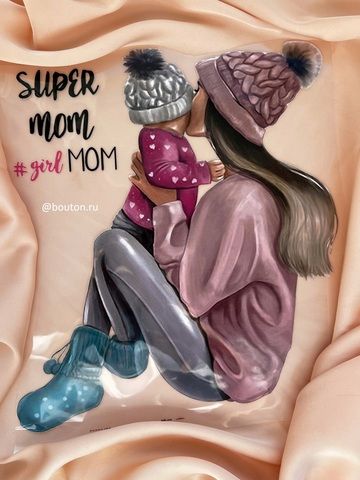 Термонаклейка super mom