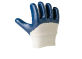 Подкладка из хлопкового интерлока, вязанная манжета, нитриловое покрытие 3/4