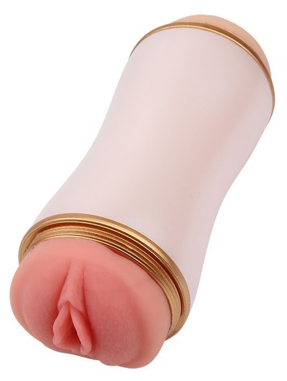 Двусторонний мастурбатор Sexual Stroker Pussy & Mouth - вагина и ротик (Цвет: телесный)