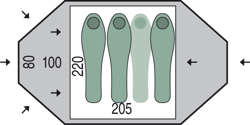 Палатка Pinguin Tornado 3 Duralu