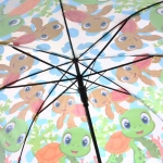 Зонт детский полуавтомат «Яркая Змейка», 8 спиц, d-80см, длина в слож. виде 65см