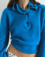 Свитер 100% Cashmere 02, Синий