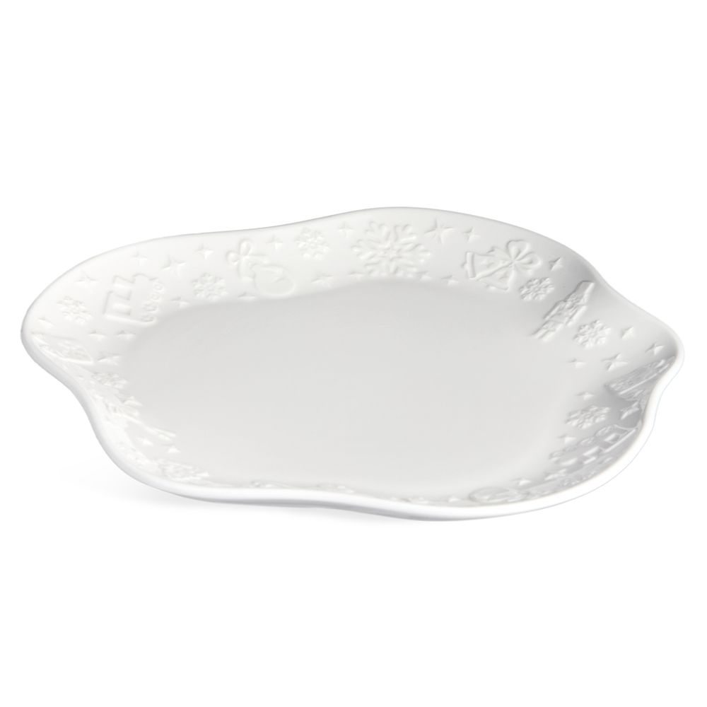 НАБОР ФИГУРНЫХ ТАРЕЛОК ЗАКУСОЧНЫХ LEFARD "NUTCRACKER" 2 ШТ. 20,5*2 СМ (КОР=16НАБ.)