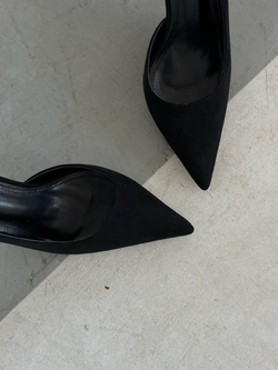 Туфли из эко замши