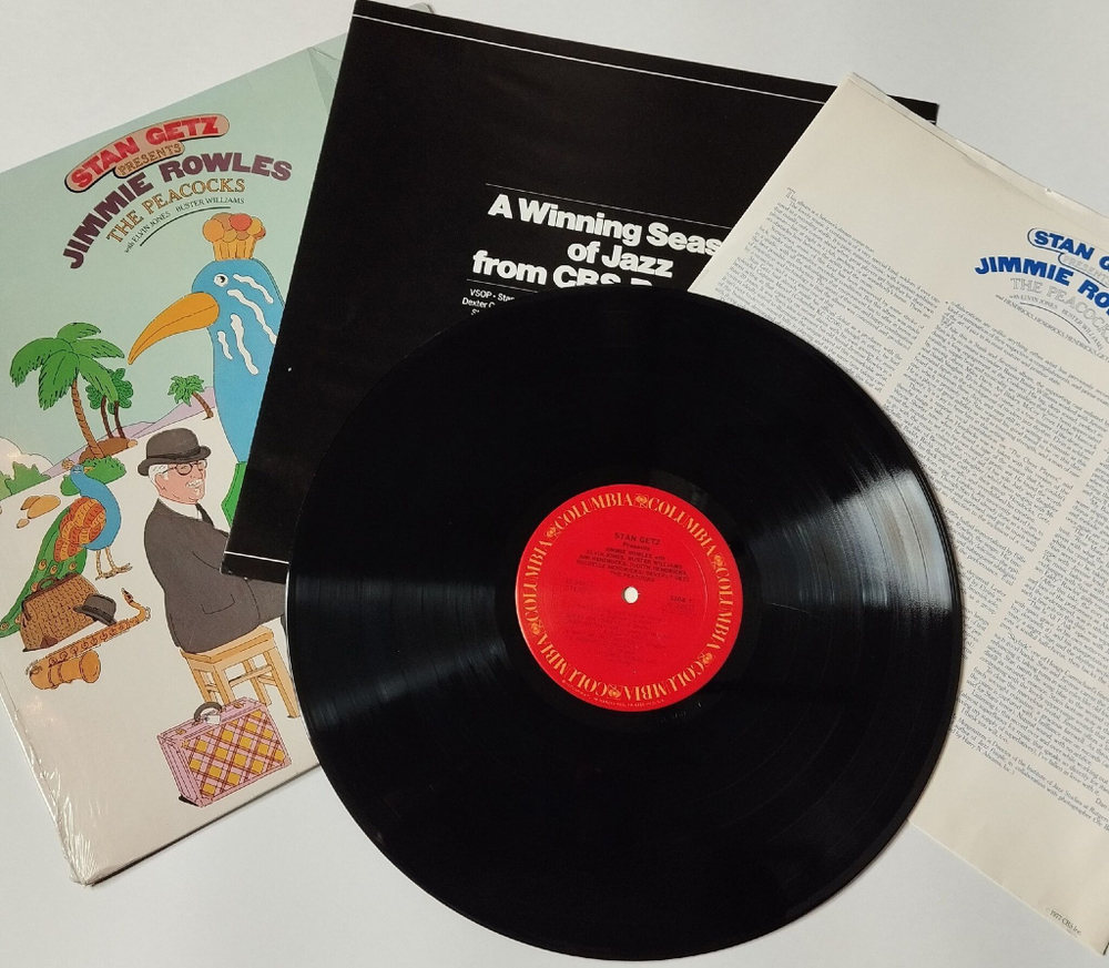 Винтажная виниловая пластинка LP Stan Getz Presents Jimmie Rowles The Peacocks (USA 1977)