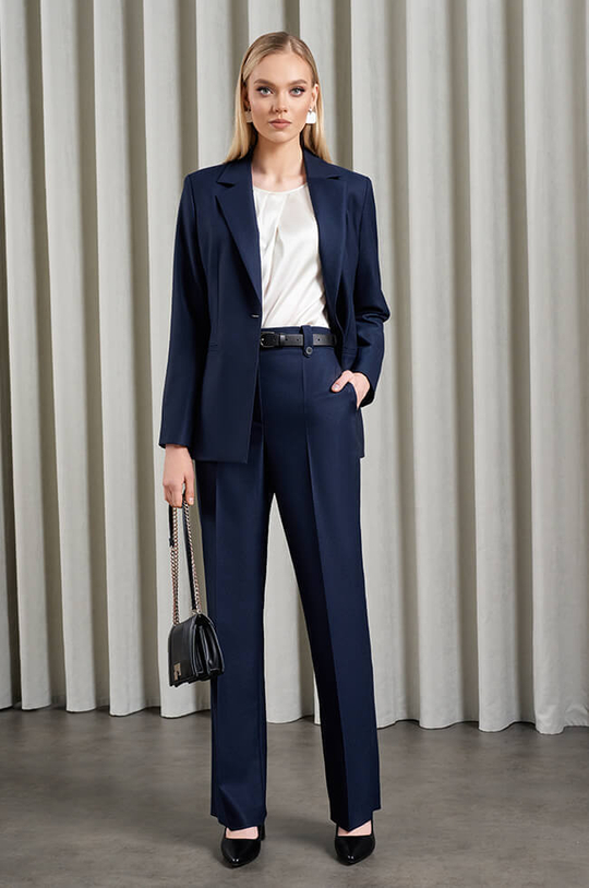 1838 Жакет женский (темно-синий)