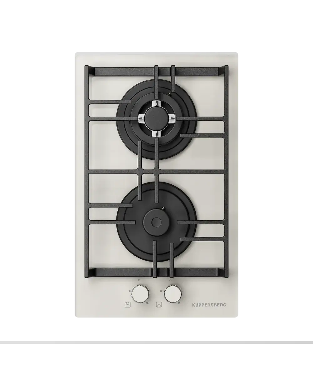 Газовая варочная панель Kuppersberg Домино FG 39 W фото 