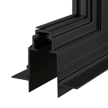 Коннектор угловой внешний для встраиваемого магнитного шинопровода TRA004OCL-22B черный S35 Maytoni