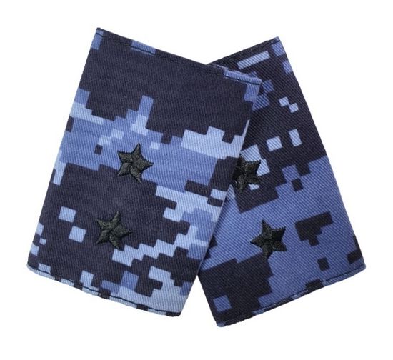 Фальшпогоны "(ФСИН) Росгвардия" синяя точка (Прапорщик)