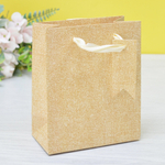 Пакет бумажный 12*15*6,7см с ручками "Премиум" микс