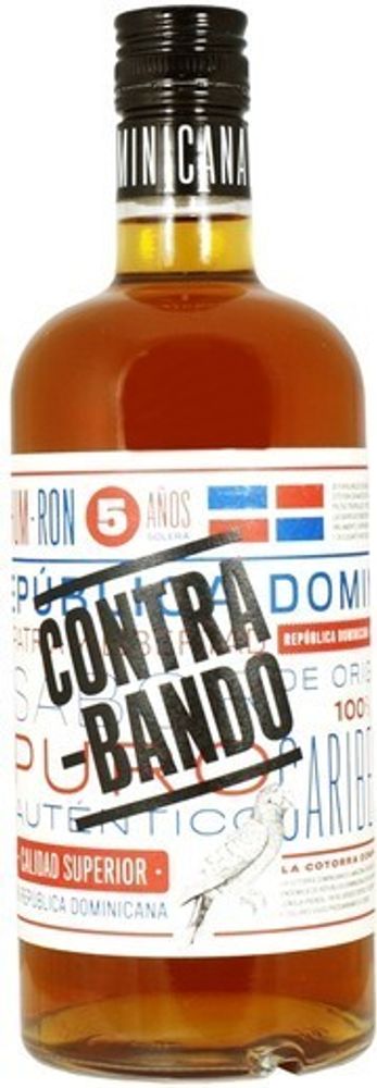 Ром Contrabando 5 Years Old, 0,7 л.