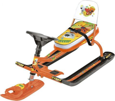 Снегокат "Тимка" Спорт №4-1 Ми-ми-мишки на желтом